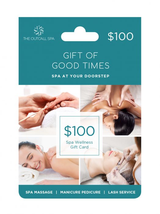 $100 Spa Wellness Gift Card by The Outcall Spa